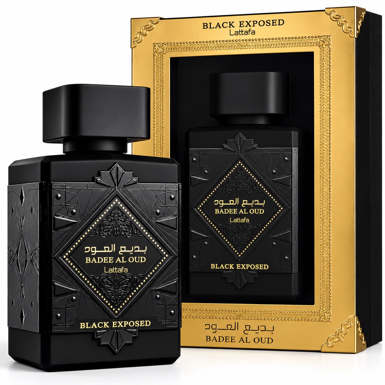 Lattafa Bade’e Al Oud Black Exposed · Eau de Parfum